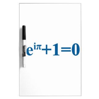 Eular math equation Dry Erase whiteboard