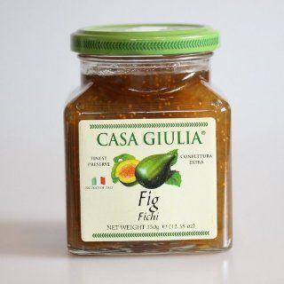 Casa Giulia   Fig (Fichi) Preserve, (2)  12.35 oz. Jars  Marmalades  Grocery & Gourmet Food