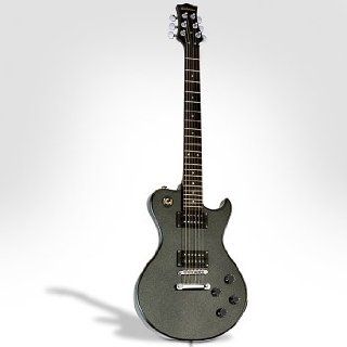 Silvertone Sessions Master Special Electric Guitar, Metallic Black Musical Instruments