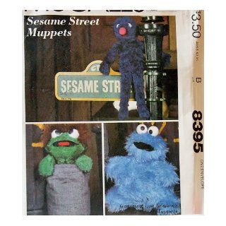McCalls 672 or 8395 Sesame Street Characters Muppets Pattern Grover Oscar Cookie Monster McCalls Pattern Co Books