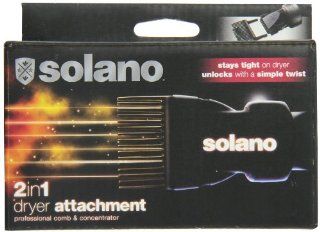 Solano International 2 In 1 Professional Comb and Concentrator Dryer Attachment  Hair Brushes  Beauty