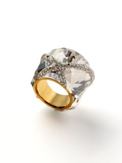 Crystal "X" Band Ring by Swarovski Jewelry