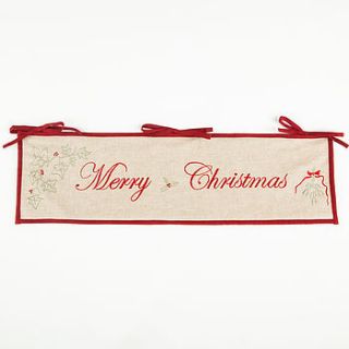 merry christmas banner by cambric and cream ltd