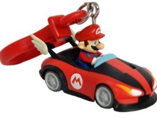 Mario Kart Wii Plastic Clip Keychain Mario in Roadster Toys & Games