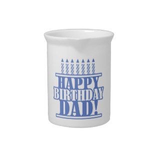Happy Birthday Dad Beverage Pitcher