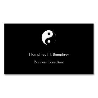 Yin Yang Business card Template