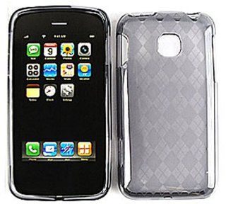 LG OPTIMUS 2 AS680 SMOKE TPU 010 SKIN CASE RUBBER ACCESSORY Cell Phones & Accessories