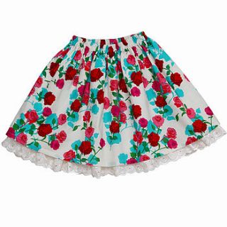 girl's mel rose skirt by vittoria bello for kids