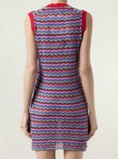 Junya Watanabe Zigzag Pattern Knit Dress
