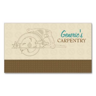 Carpentry Custom Business Card