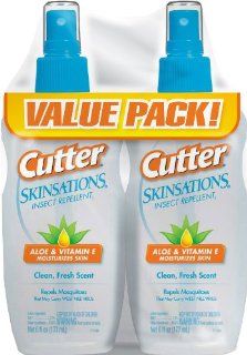 Cutter 54012 Skinsations 2 to 6 Ounce Insect Repellent Pump Spray, Case Pack of 2 Patio, Lawn & Garden
