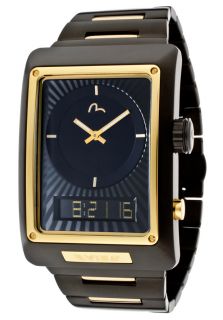 Evisu 7014 55  Watches,Mens Shinzo Black Analog Digital Dial Two Tone, Casual Evisu Quartz Watches