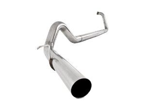 MBRP S6212SLM 4" T409 Stainless Steel Off Road Single Turbo Back Exhaust System Automotive