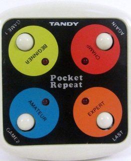 VINTAGE RADIO SHACK TANDY ELECTRONIC POCKET REPEAT GAME   WORKING 