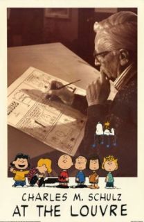 Charles M. Schulz at the Louvre Poster Entertainment Collectibles