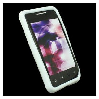 LG LS696 Optimus Elite Silicone Skin, White Cell Phones & Accessories