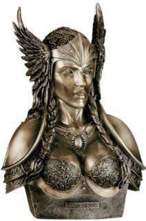 Divinities of the Norse Pantheon Valkyrie Odin Maidens Statue Bust  
