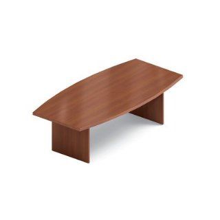 Boardroom Boat Shaped Conference Room Table Dimensions 96" W x 48" D x 29" H, Color Avant Honey  Honey Office Tables 