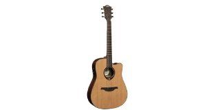 LAG T400DCE Stage Series Dreadnought Cutaway Acoustic Electric Guitar Musical Instruments