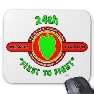24TH INFANTRY DIVISION "FIRST TO FIGHT" PRODUCTS MOUSEPADS