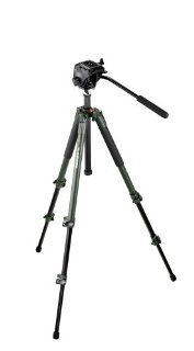 Manfrotto 190XV View Series Lightweight Green Aluminum Tripod with Manfrotto 701RC2 Mini Fluid Video Head  Camera & Photo