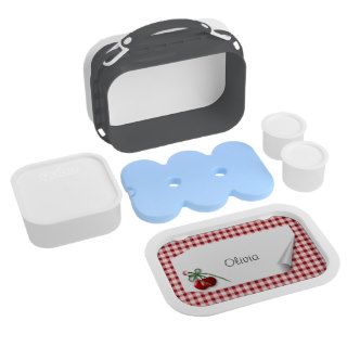 Cherries Curl Tag Lunch Box