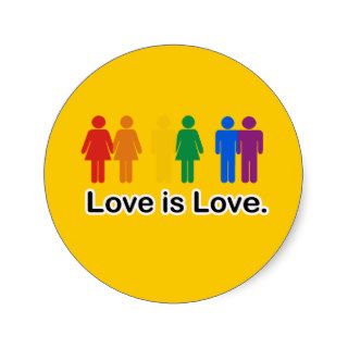 Love is Love. Round Stickers