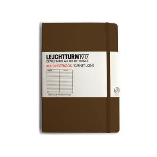 Kikkerland Hard Cover Pocket Notebook LB1 Color Earth, Type Squared