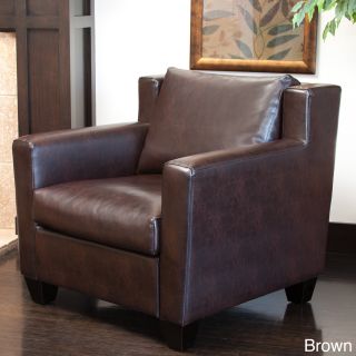 Christopher Knight Home Quaker Leather Club Chair