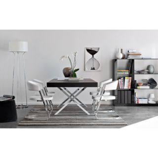 Calligaris Axel Extension Dining Table CS/4060 R_P Top Finish Wenge, Base Fi