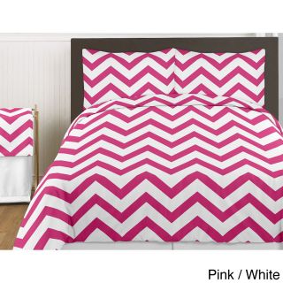 Sweet Jojo Designs Sweet Jojo Designs Chevron 4 piece Zig Zag Twin size Bedding Collection Pink Size Twin