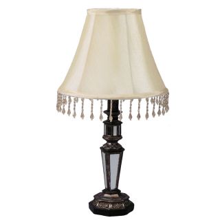 Karli 1 light Silver Antique Table Lamp