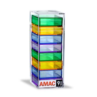AMAC Chroma 102 9 Piece Container Set CN102 401 Color Crystal, Ember, Olive,