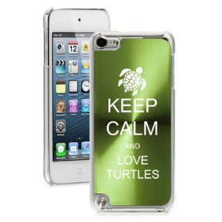 Apple iPod Touch 5th Generation Green 5B437 hard back case cover Keep Calm and Love Turtles Cell Phones & Accessories