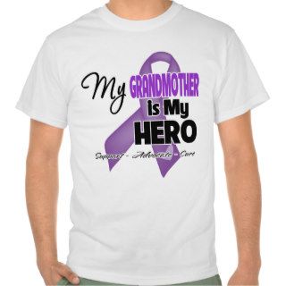My Grandmother is My Hero   Purple Ribbon Tshirt