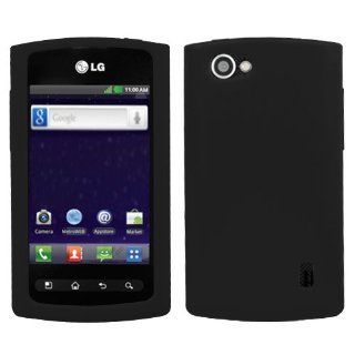 Asmyna LGMS695CASKSO004 Slim and Soft Durable Protective Case for LG Optimus Elite/Optimus M+/Optimus Plus/Optimus Quest   1 Pack   Retail Packaging   Black Cell Phones & Accessories