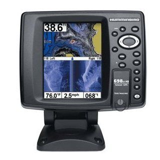 Humminbird 409470 1 698ci HD SI Internal GPS/Sonar Combo Fishfinder with Side Imaging  Fish Finders  GPS & Navigation