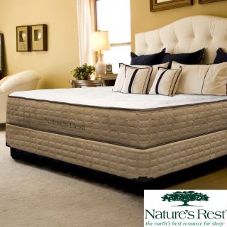 Natures Rest Natures Rest Allure Firm Latex King size Mattress Set White Size King