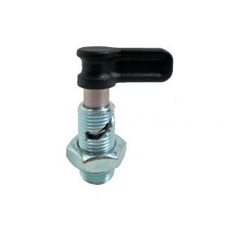 GN 712.1 Steel Cam Action Indexing Plunger Type R with Rest Position, with Lock Nut, M16 x 1.5mm Thread Size, 6mm Item Diameter Metalworking Workholding