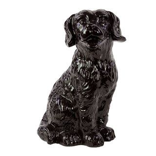 Black Ceramic Dog