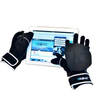 ISGLOVES Touchscreen Mittens (Sports Model)   Black      Gifts