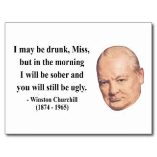 Winston Churchill Quote 2b Post Cards