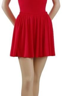 Trienawear 15" Jersey Adult Elastic Waist Circle Skirt TR703 15 Ballet Dancewear Assorted Colors P,S,M,L,XL Clothing