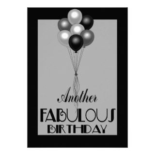 Over the Hill Fabulous Birthday  Invitations