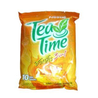 Tea Time CHA YEN Thai TEA   New Nestle 3 in 1 (10 Stick 35g.) Product of Thailand 