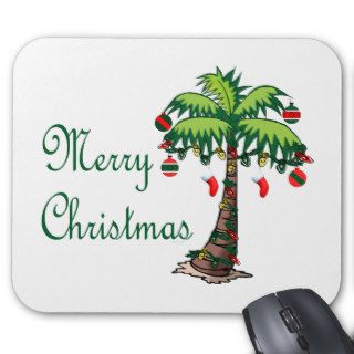 Merry  Christmas Palm Tree 2 Mouse Pad