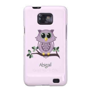 Cute Owl Template Samsung Galaxy S2 Case