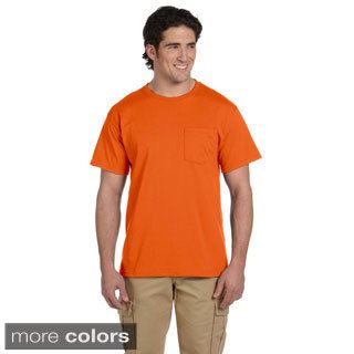 Jerzees Jerzees Mens 50/50 Heavyweight Blend Pocket T shirt Navy Size S