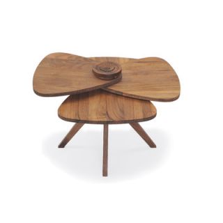 Manulution Petal End Table RNM269 Finish Walnut