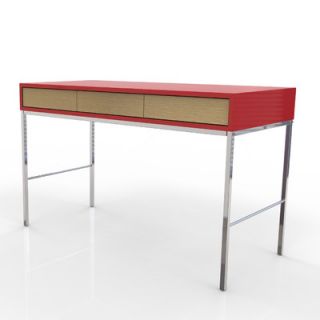 Industrya Type S Writing Desk TS. Finish Red / White Oak / Polished